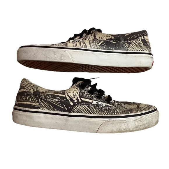 Vans x Moma Unisex Lace-up Sneakers The Scream by Edward Munch Size W6.5 M5 - Picture 14 of 15